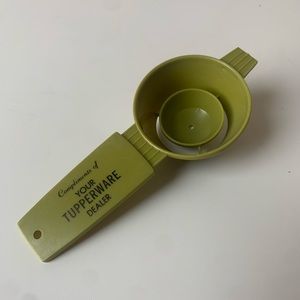Rare Promotional Tupperware Egg White Separator 70's Avocado Green